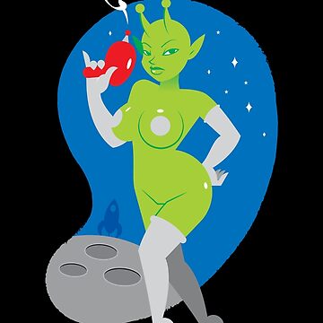 Artwork thumbnail, Alien Girl by penandkink