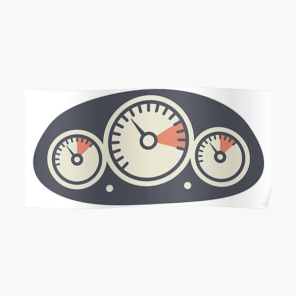 car-control-panel-poster-by-studio838-redbubble