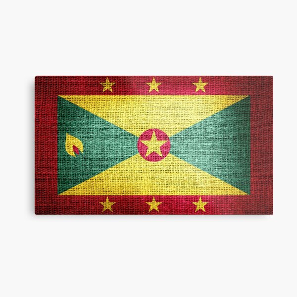 Grenada Flag Metal Print
