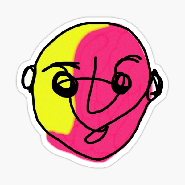 Item preview, pink + yellow face designed and sold by josiewenz.