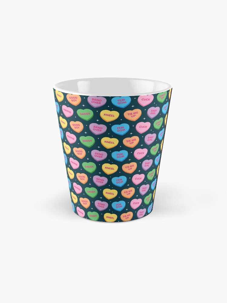 Alternate view of Kinky Candy Hearts Coffee Mug