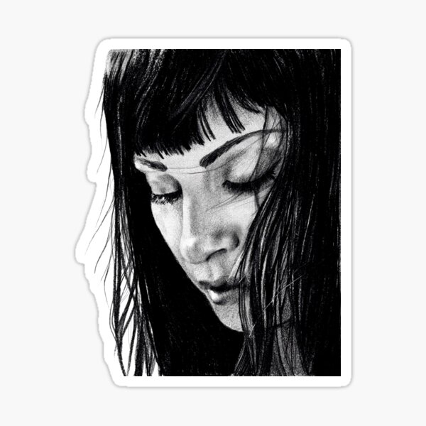 dibujo de Najwa Nimri Pegatina