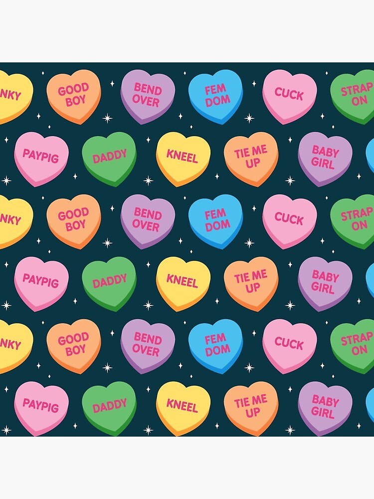 Kinky Candy Hearts by penandkink
