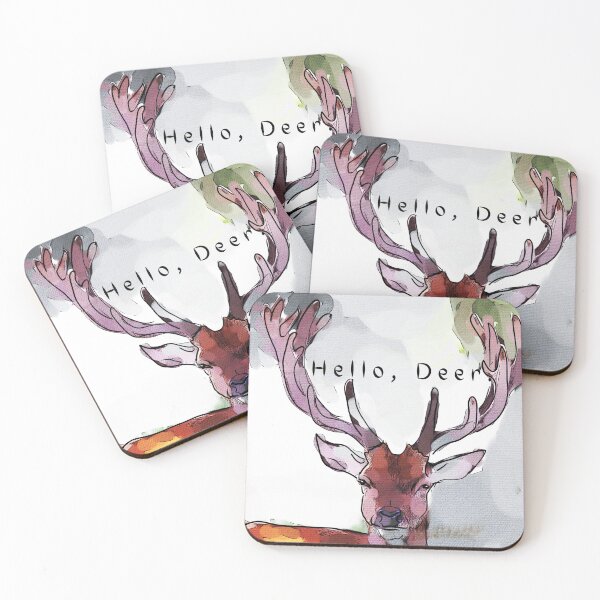 Item preview, Hello, Deer designed and sold by MicahChaim.