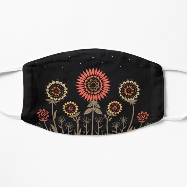 Midnight Garden Flat Mask