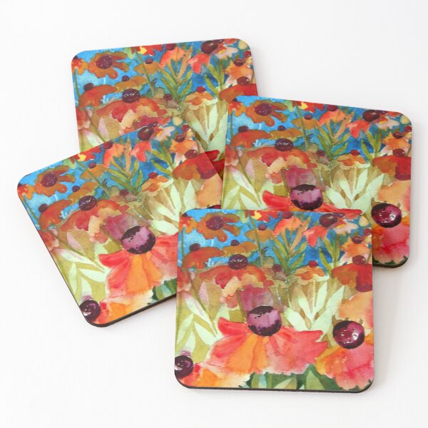 Item preview, Bright Heleniums designed and sold by Val Spayne.
