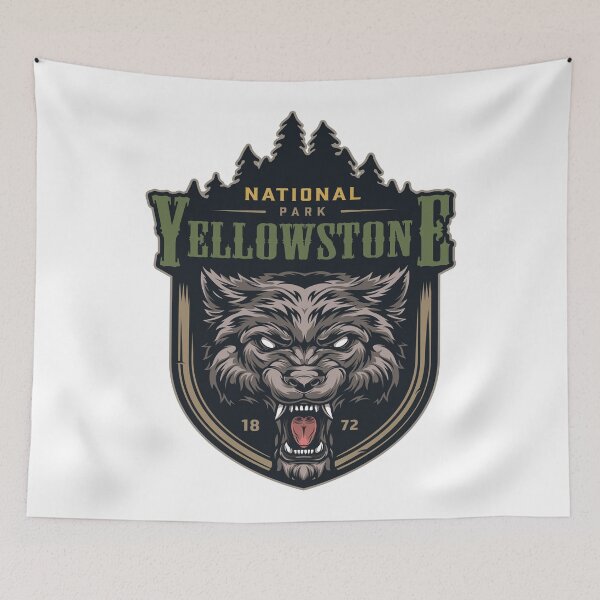Item preview, Wolf Vintage National Park designed and sold by SeifDavids23.