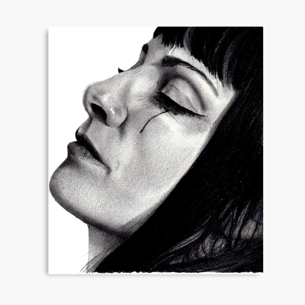 drawing of Najwa Nimri