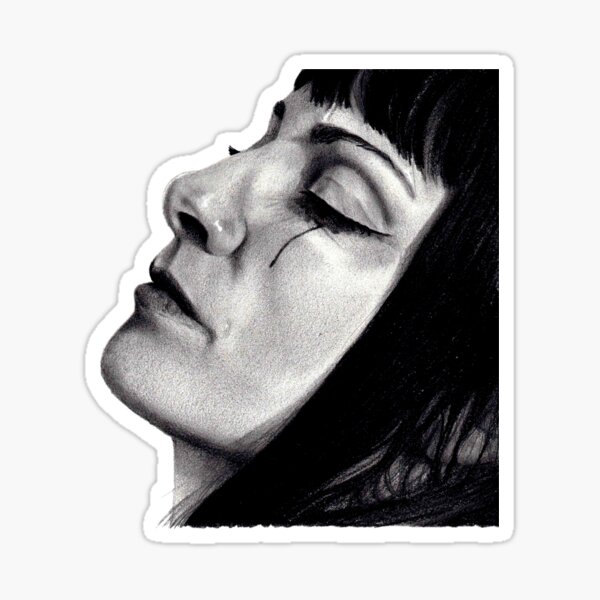 dibujo de Najwa Nimri Pegatina