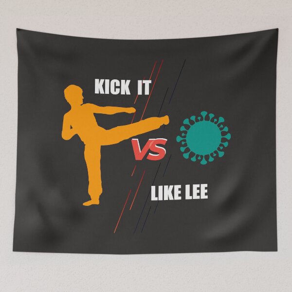 Item preview, Kick it like Lee Corona virus designed and sold by blikonie.