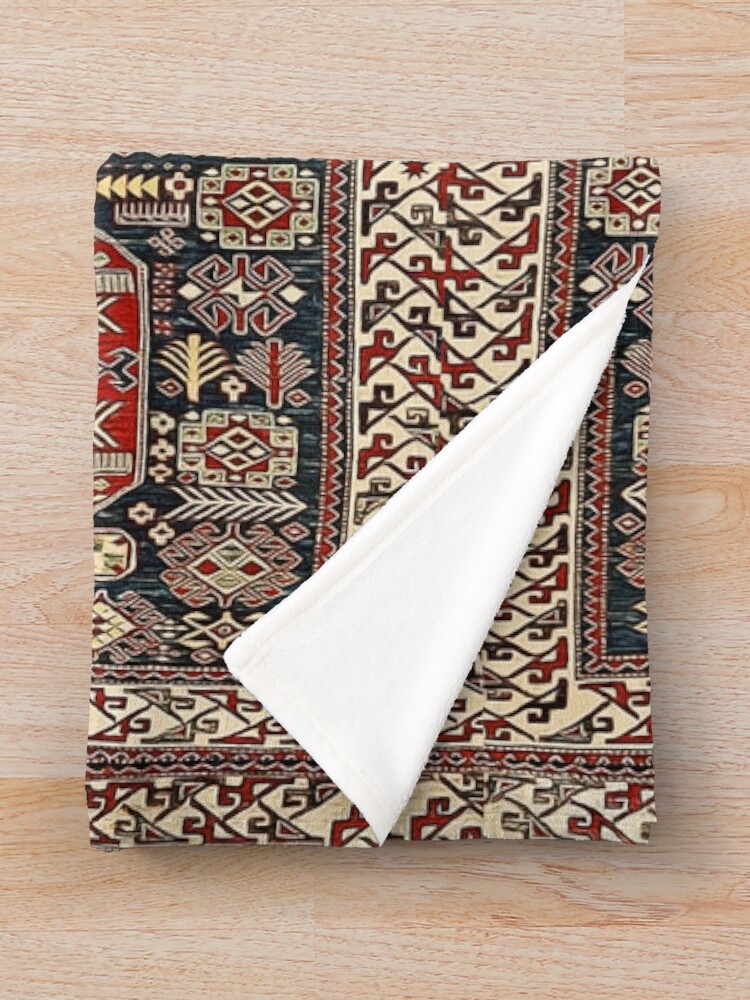 Alternate view of Traditional Folk Art Ավանդական ժողովրդական արվեստ Throw Blanket
