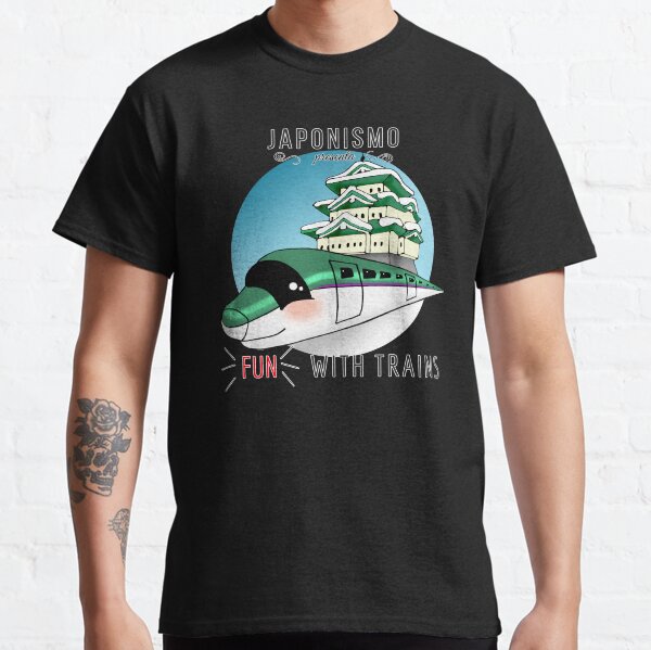 FunWithTrains: H5 - El regalo ideal para los aficionados a los trenes! Camiseta clásica