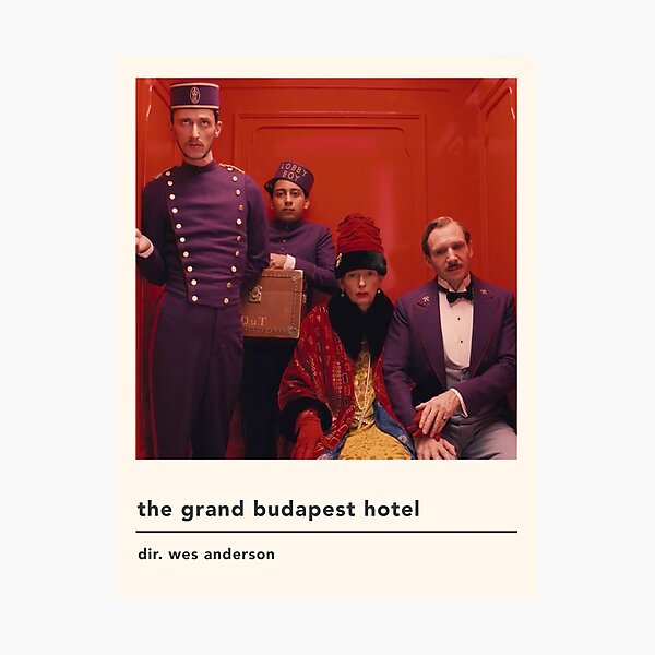 Item preview, minimalist the grand budapest hotel movie poster designed and sold by ☆ .*｡･.