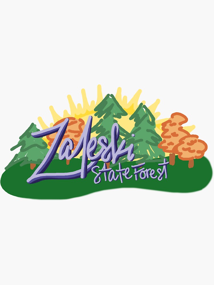 "Zaleski State Forest Sun Set" Sticker for Sale by isabelladaley