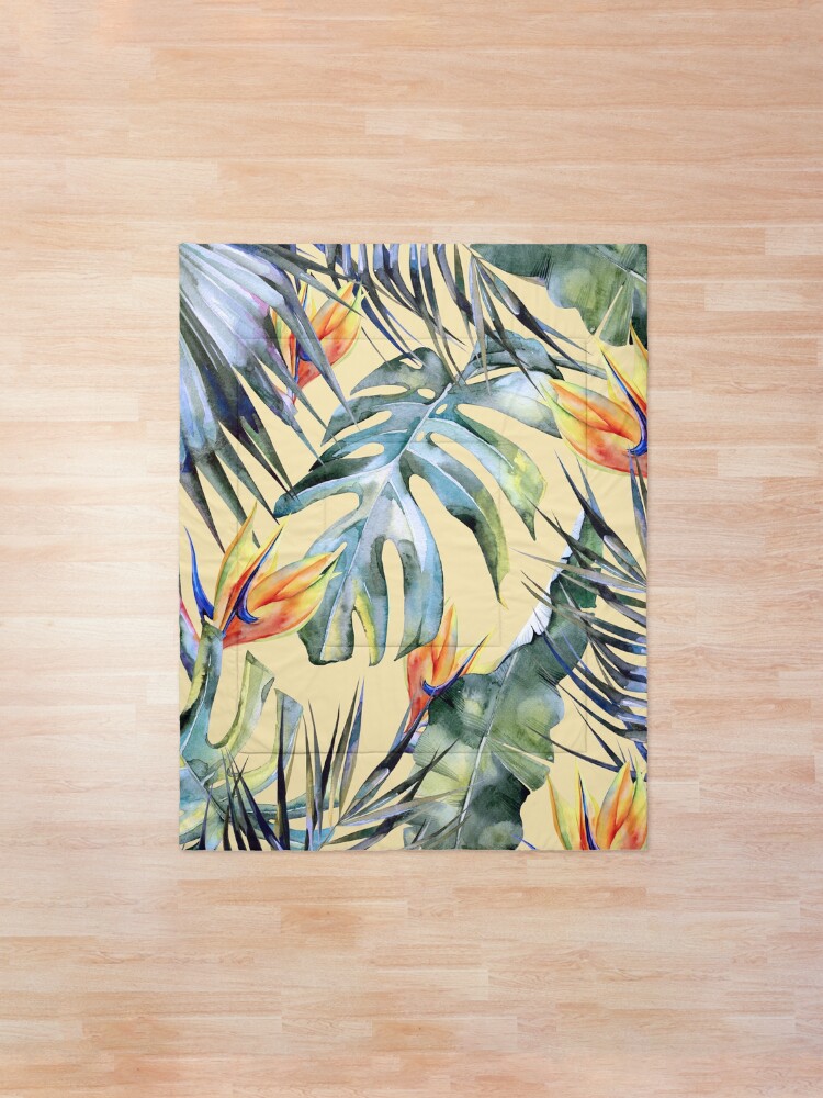 Alternate view of TROPICAL GARDEN 4 Comforter