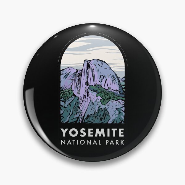 Item preview, Yosemite Half Dome Badge designed and sold by HalpinDesign.