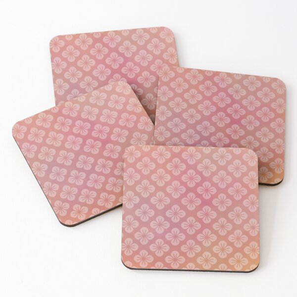 Item preview, Flores blancas sobre terracota designed and sold by IZiets.