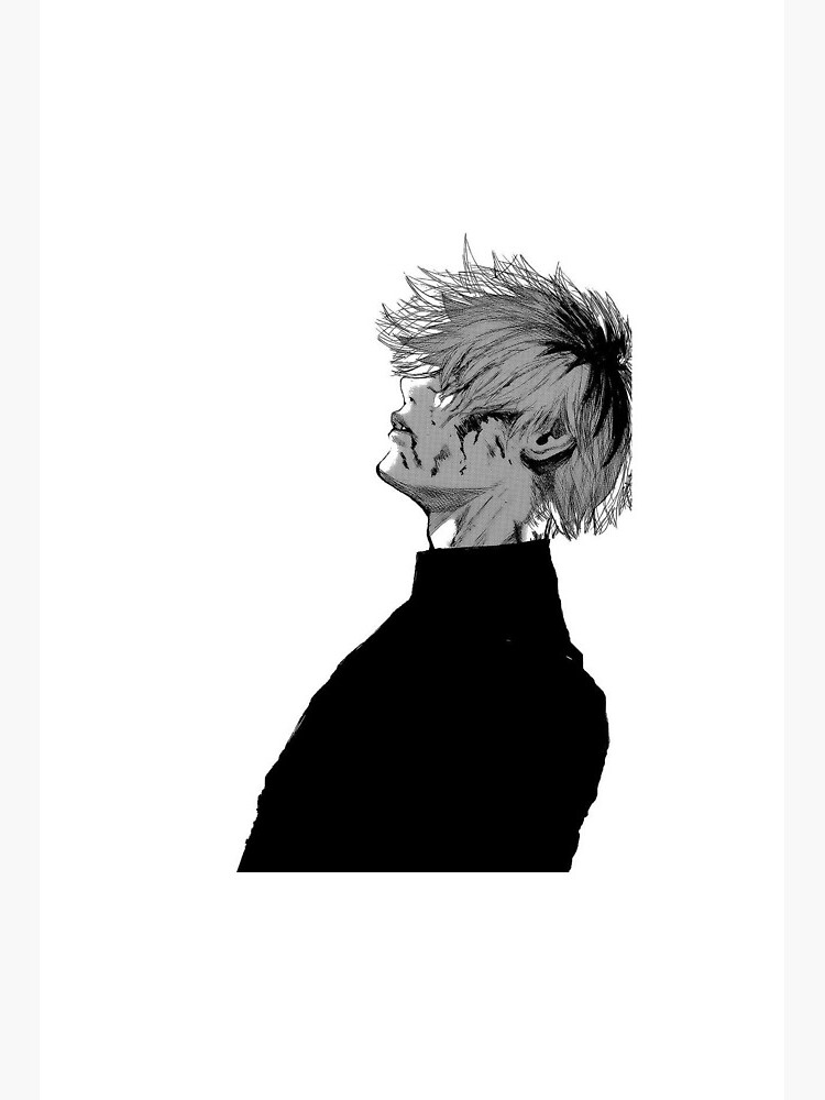 Tokyo Ghoul Kaneki Ken Haise Sasaki Sticker Art Board Print By Emtayoo Redbubble