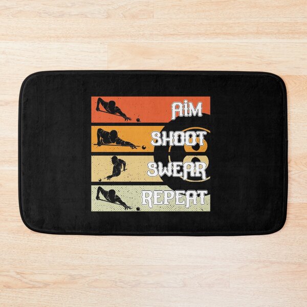 Item preview, Aim Shoot Swear Repeat Ball Pool Billiards designed and sold by dreamy11.