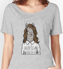 Llama Del Rey Women's Relaxed Fit T-Shirt
