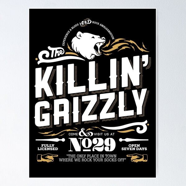 The Killin' Grizzly Poster
