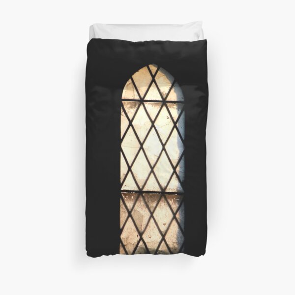 Abandoned window Duvet Cover