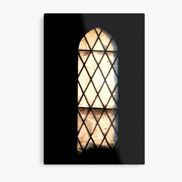 Abandoned window Metal Print