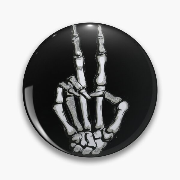 Item preview, Skeleton Hand Peace Sign designed and sold by Reinrab.