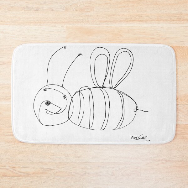 Artikelvorschau, Bee Happy,1244B,27x40,ink on paper,ArtGuru entworfen und verkauft von Art Guru.