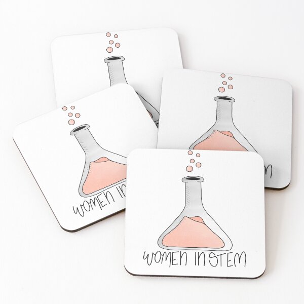 Item preview, UPDATED Women in Stem Flask / Beaker New Lettering Option 2 designed and sold by allyyxoxo.
