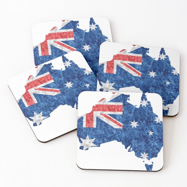 Item preview, Australia Flag and Map designed and sold by enhan.