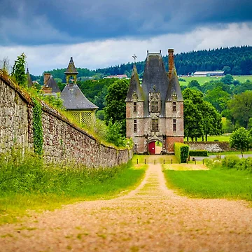 Artwork thumbnail, Chateau de carouges, France by Faramira11