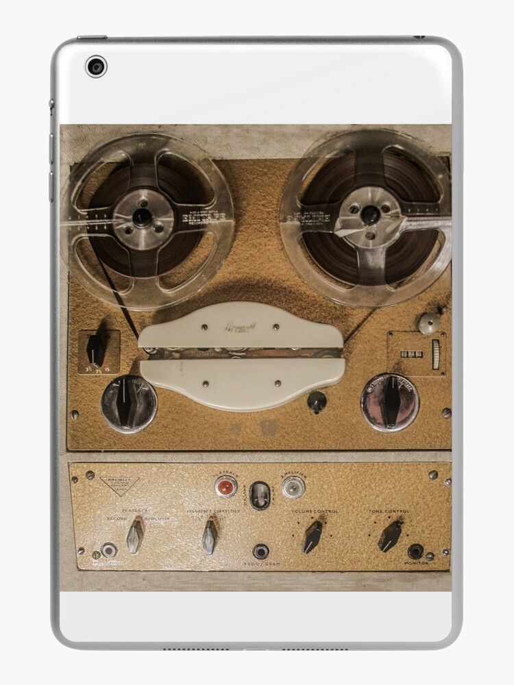 Vintage tape sound recorder reel to reel  iPad Case & Skin for Sale by  Vision4art by Conway