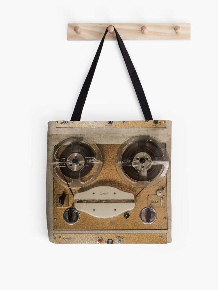 Vintage tape sound recorder reel to reel | Tote Bag