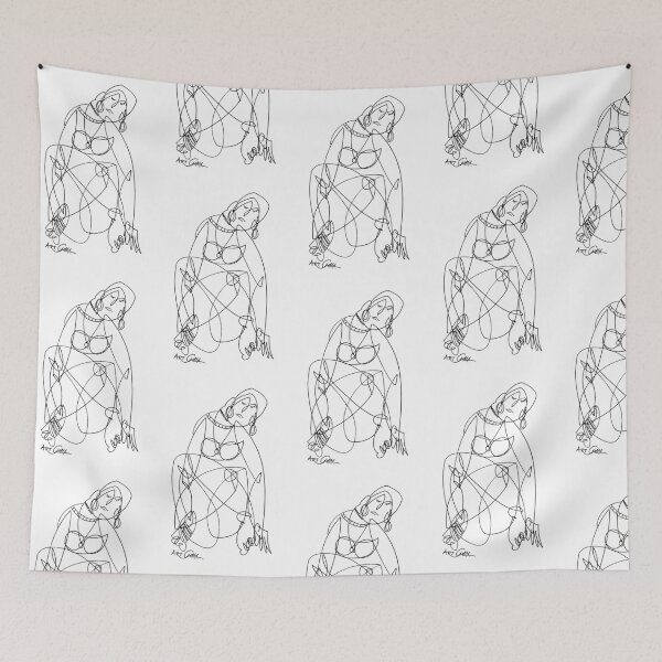 Item preview, Bejeweled Woman,1299B,27x40,Ink On Paper,ArtGuru designed and sold by Art Guru.