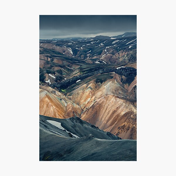 Das Hochland von Island Photographic Print