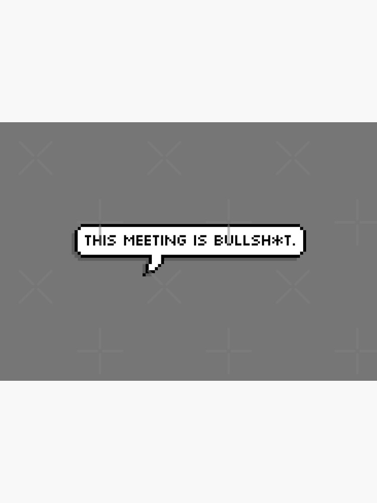 This Meeting is Bullsh*t by grantsewell