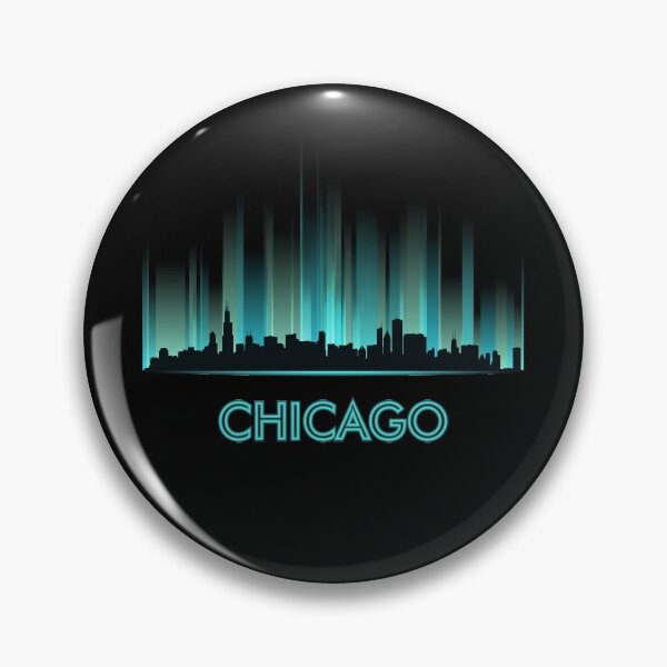 Item preview, I love Chicago - Night Chicity Skyline Design  designed and sold by FunnySunny T-Shirts.