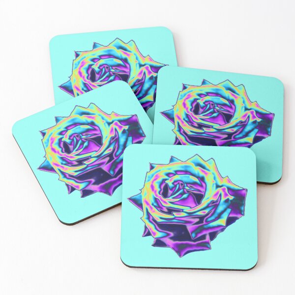 Item preview, Electric Violet Holo Rose designed and sold by dinaaaaaah.