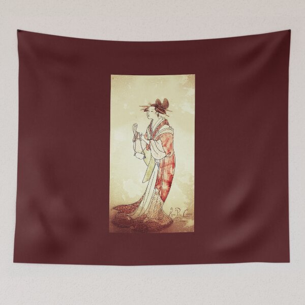 Item preview, Geisha - traditional print style designed and sold by Anna R. Carrino.