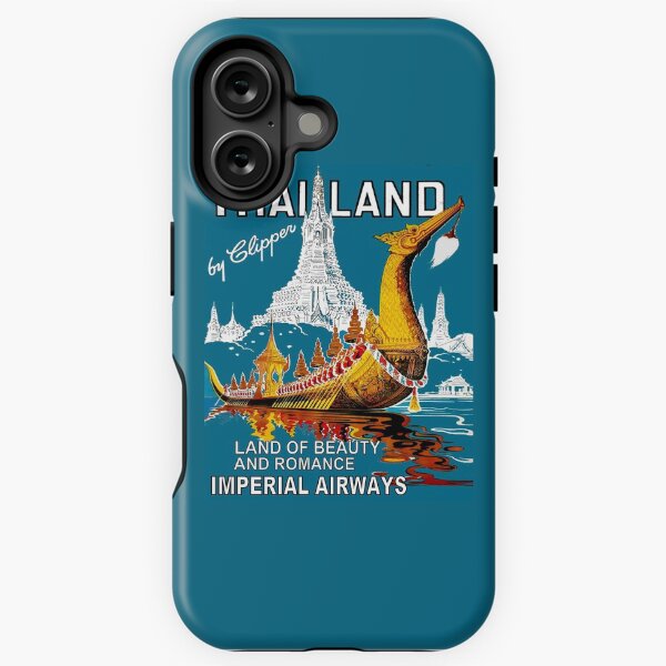 Item preview, THAILAND : Vintage Airline Travel Advertising Print designed and sold by posterbobs.