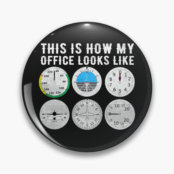 Item preview, Airplane Pilot Funny Gift This is how my office looks like humor quote  designed and sold by alenaz.