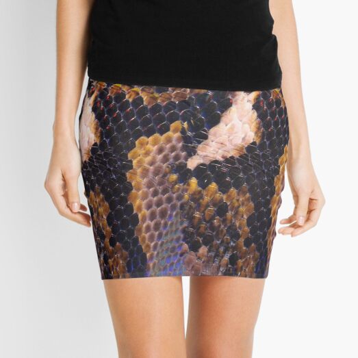 Snakeskin Landscape Mini Skirt