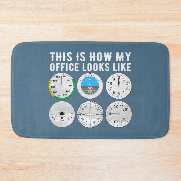 Item preview, Airplane Pilot Funny Gift This is how my office looks like humor quote  designed and sold by alenaz.