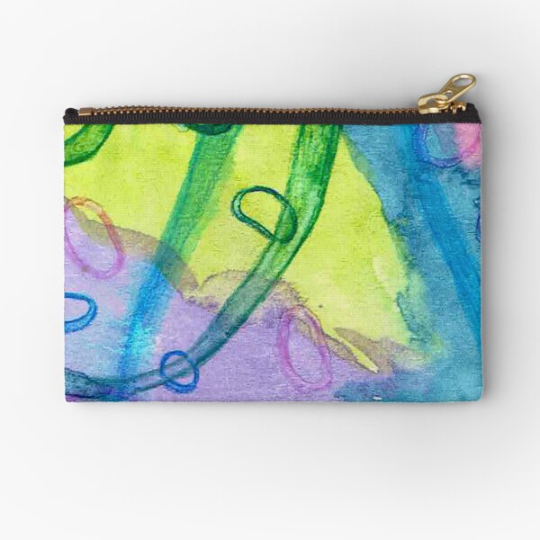 Watercolor sketch Zipper Pouch