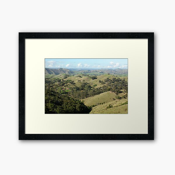 Valley of a Thousand Hills - Strath Creek Victoria Framed Art Print