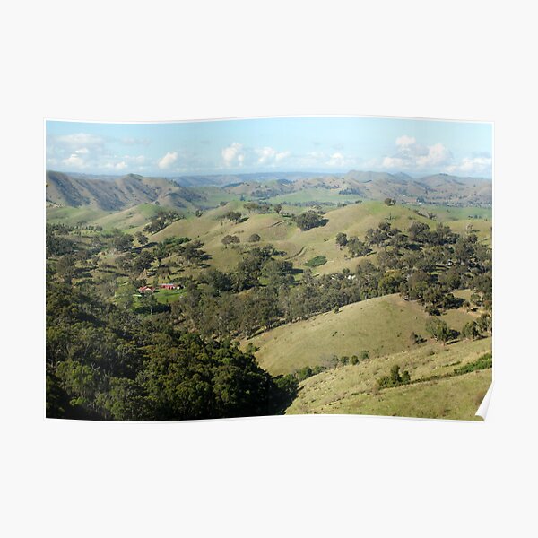 Valley of a Thousand Hills - Strath Creek Victoria Poster