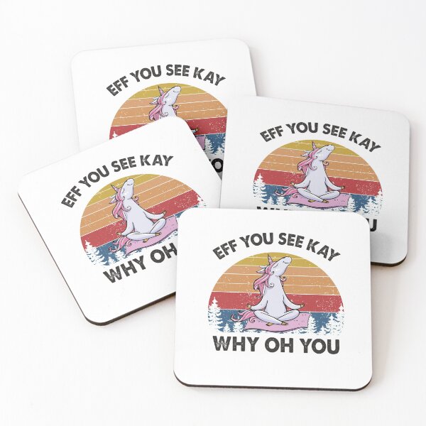 Item preview, Eff You See Kay Why Oh You Unicorn Vintage designed and sold by dreamy11.