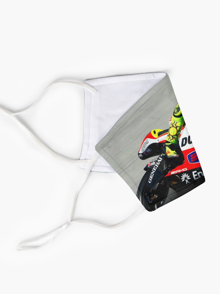 Masque '' Valentino Rossi sur sa Ducati' : autre vue