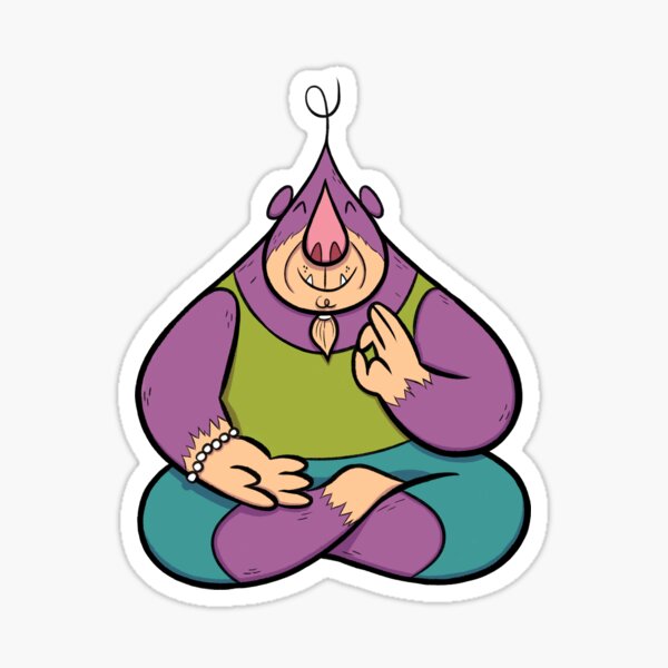 Yoga Yeti Sticker